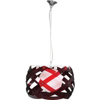 colgante acuario mediano 1xe27 alregxd53cm rojoblanco