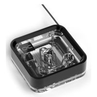 refrigeracion liquida alphacool core 1 lt aurora universal compacta acrilico led
