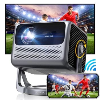 Ultimea Nova C40 Proyector 4K Decodificación Android TV 11.0 con Netflix 600 ANSI Lúmenes