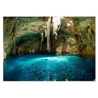 papel pintado 3d - gruta de estalactitas 250x175 cm