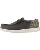 de hey dude mocasines hombre modelo wally funk block print color gris bl blkegr