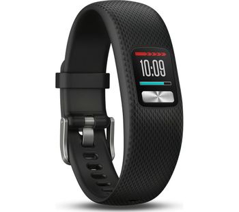 GARMIN Vivofit 4 Fitness Tracker - Black, Large, Black