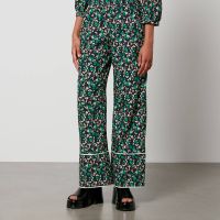 baum und pferdgarten nala floral-print cotton trousers - eu 42uk 14