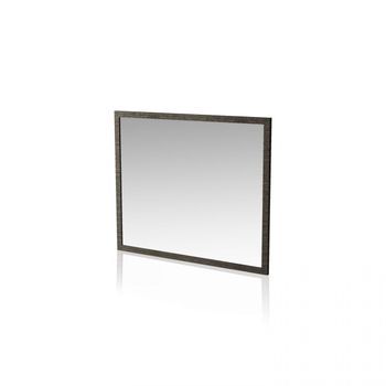 Espejo Rectangular De Pared 75x90 Cm Ataneq Ceniza 90 X 75 X 2 Cm