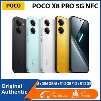 Teléfono móvil POCO X8 Pro original, 8 GB, 256 GB, 12 GB, 512 GB, 5G, NFC, procesador Dimensity 8500-Ultra, batería de 6500 mAh, cámara de 50 MP con estabilización óptica de imagen (OIS), pantalla