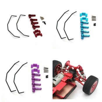 Juego de barra antirolido de metal mejorado para Wltoys 124008 124010 124019 144001 1/12 1/14 Coches de RC Modelos Pieza