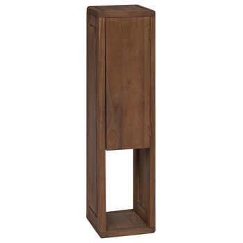 Vidaxl Armario Lateral De Baño Natural 25 X 25 X 100 Cm