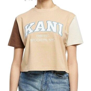 Karl Kani Camiseta Serif Crop Block para mujer
