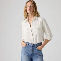 levis camisa 005nj 0018 elaine utility shirt-cloud dancer para mujer