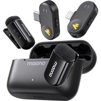 microfono maono wm622 pbc2 inalambrico alcance 100 m reduccion de ruido