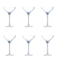 juego de 6 copas coctel cristal 21 cl