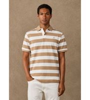 hackett london para hombre hm5600186 polo h str beige xl casual algodon manga corta