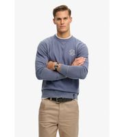 superdry para hombre m2014491a sudadera merchant azul l casual algodon