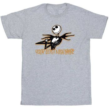 Nightmare Before Christmas Camiseta Your Worst Nightmare para niña