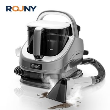 Limpiador de Telas a Vapor 3 en 1 de 1300W, Máquina Portátil de Limpieza de Tapicería a Vapor con Succión Potente de 13kPa, 100 ° Limpiador de alta temperatura, lavado con agua fría y caliente,