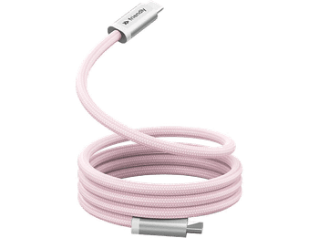 Cable de carga magnética - Friendly License FRCAB009, Tipo C, 60W, Rosa