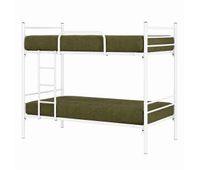litera metalica luna - blanco - 80 x 190 - sin cama supletoria