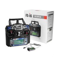 transmisor de radio flysky fs-i6 24ghz 6ch afhdsafhds 2a con receptor fs-ia6b para dron rc fpvvehiculo de ingenieria