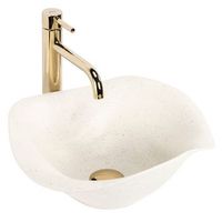 lavabo sobre encimera hm-35b beige handmade art