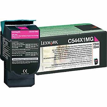 Lexmark C544X1MG Magenta Original Extra High Capacity Laser Return Programme Toner Cartridge