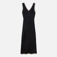 rixo sandrine lace-trimmed crepe dress - uk 10