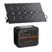 kit estacion de energia bluetti ac200pl  panel solar 500 w 2304 wh