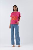 camiseta de manga corta be a flower hot pink s