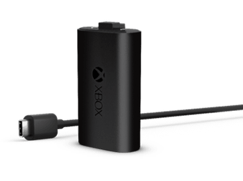 Batería recargable - Microsoft Xbox Kit Play and Charge + Cable USB-C®, Para Mandos inalámbricos