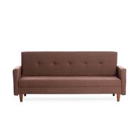 sofa cama 3 plazas hiko marron