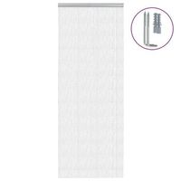 mosquitera de cadena para puerta aluminio 80x221 cm vidaxl