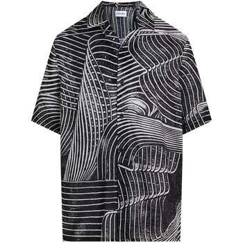 Calvin Klein Jeans Camisa manga larga All Over Printed Beach Shirt Palm Leaves Aop para hombre