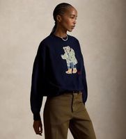 polo ralph lauren para mujer 211b17782001 sudadera de algodon con polo bear marino xxs casual manga larga