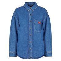 dickies cazadora vaquera mina denim shacket w para mujer