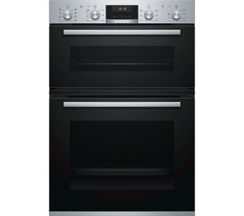 BOSCH Serie 6 MBA5350S0B Electric Double Oven - Stainless Steel, Stainless Steel