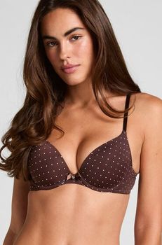 Hunkemöller Sujetador con aros preformado Plunge Marrón