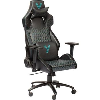 Silla Gaming Yenkee Phantom YGC 110CN Respaldo 155° Reposabrazos 3D Cojines Extraíbles