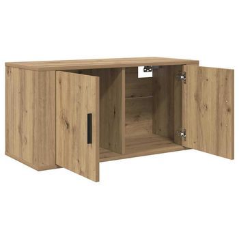 Mueble Para Tv Montado En La Pared 80 X 34.5 X 40 Cm Vidaxl