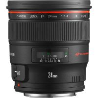 objetivo canon 2750b005 24 mm f14 usm montura ef negro
