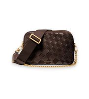 michael kors para mujer 32f6aytc6s bandolera para camara bryant marron osfa casual poliuretano