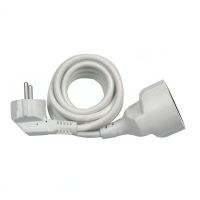 simon brico cable de alimentacion alargador schuko 5m blanco