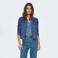 only chaqueta medium blue denim 15243147-medium blue denim