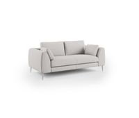 plano sofa moderno en microfibra tecnica desmontable 216 cm gris claro