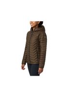 chaqueta de trail columbia powder liter hooded green mujer