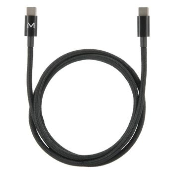 Cable USB C a USB C Mobilis 1 m USB 2.0 Negro