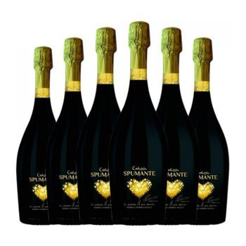 Iniesta Corazón Spumante Blanco Manchuela 75 Cl 11.5% Vol. (pack De 6 Unidades)
