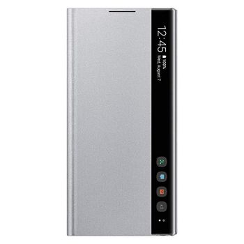 Samsung Clear View Funda Plata para Samsung Galaxy Note 10