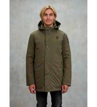 Blauer para hombre. 25WBLUK03142 Parka con capucha Chester verde (XL), Casual, Poliéster