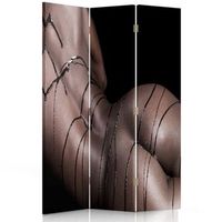 biombo bare beauty - separador de ambientes cm 110x150 3 paneles