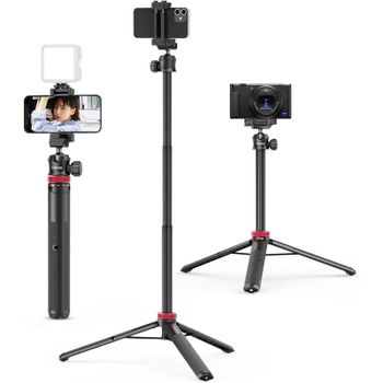 Ulanzi MT-44 Palo de Selfie Trípode con Abrazadera para Móvil 145cm Negro