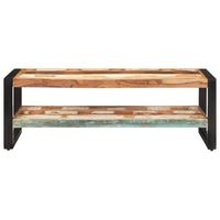 mesa de cafe - mesa de centro madera maciza reciclada 120x60x40 cm